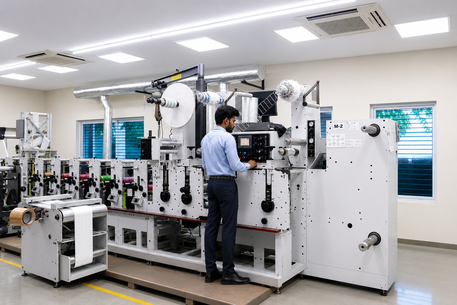 Shree Balaji Graphics label printing facility